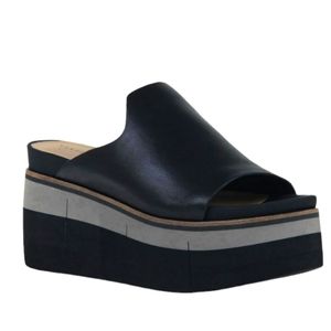 NAKEDFEET FLOW WEDGE IN BLACK...Size 8.5